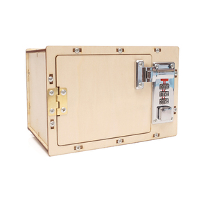 Custom Wood Educational Products Diy <strong>Easy</strong> Mechanical Cipher Box Assembly Toys 3D Wooden <strong>Puzzle</strong> for Children - Product Image 1