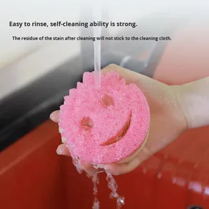 ฟองน้ำล้างหน้าแบบเปลี่ยนสีตามอุณหภูมิ แปรงทำความสะอาดครัว แปรงล้างจาน แปรงล้างหม้อ ลายการ์ตูน ขายดี - Product Image 4