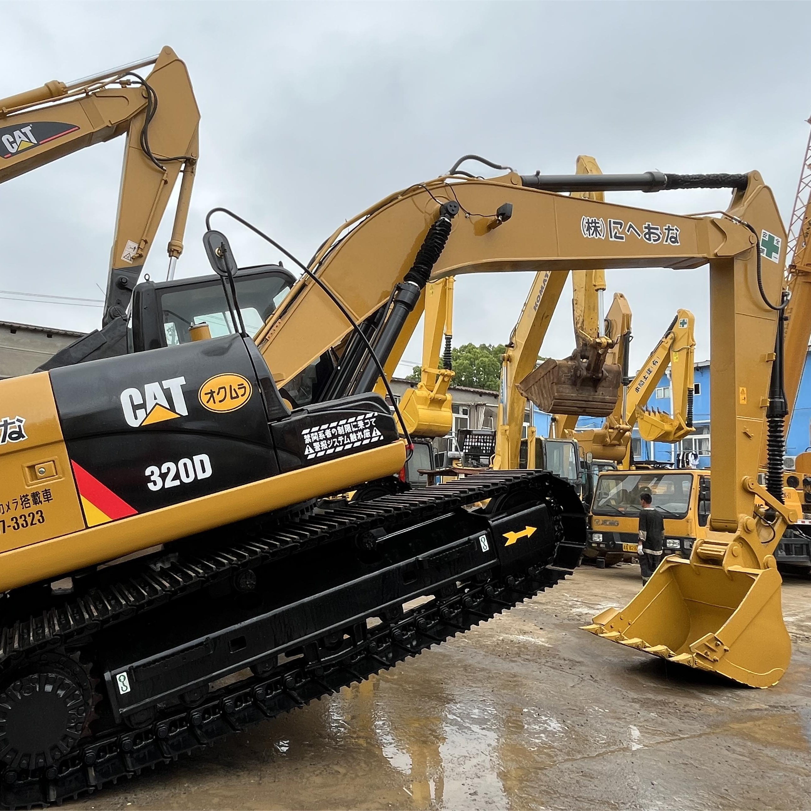 Лидер продаж, экскаватор Cat CAT 320D, Высококачественная японская подержанная строительная машина 20ton экскаватор Cat320d
