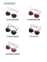 2023 nouveauté oeil de chat mode Anti lumière bleue pince magnétique sur lunettes de soleil