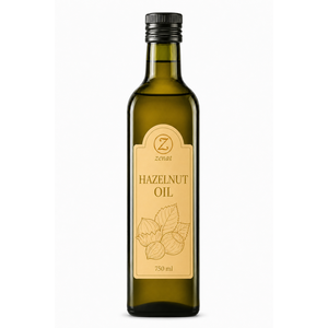 Olio di Nocciole Vergine Biologico per Uso Cosmetico e Alimentare, Bottiglia da 750 ml - Product Image 1