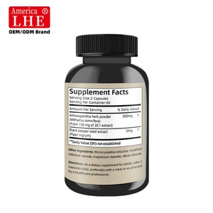 อาหารเสริม Ashwagandha สำหรับผู้ชายและผู้หญิงภูมิคุ้มกันเสริมรากสมุนไพร Ashwagandha - Product Image 5