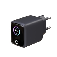 Bloc chargeur USB-C GaN 45W 2026 avec port de charge Type-C et écran tactile intelligent pour ordinateurs portables, tablettes, smartphones et autres appareils