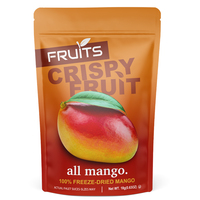 Sachet d'emballage alimentaire sec en plastique personnalisé avec logo, pour fruits secs (mangue), type stand-up pouch