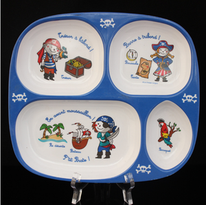 معالجة وتخصيص طبق ميناي A5 المصنوع من الميلامين للأطفال - Product Image 3