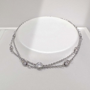 wholesale plata 925 silver best friend Bow Chain <b>Bracelet</b> Everyday butterfly gold plated zircon <b>cute</b> summer <b>bracelets</b> for girls - Product Image 4