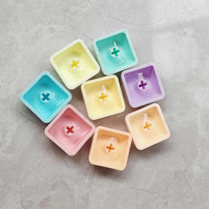 Capuchon de touche de clavier mécanique Aflion en céramique de résine lisse et arrondie, sublimation, multicolore, profil <span class=keywords><strong>MOA</strong></span> 1U, vierge, durable, PBT - Product Image 2