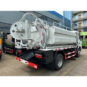 Camión de Succión de Aguas Residuales Dongfeng 5000L con Bomba de Vacío, Camión de Limpieza de Alcantarillado, Camión de Chorro de Agua a Alta Presión en Venta - Product Image 5