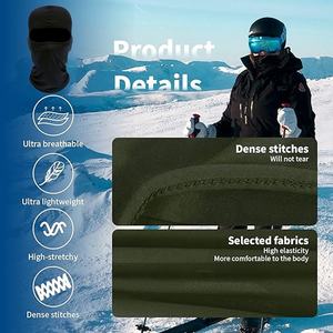 Individuelles Logo Vollgesichts-Sturmhaube Skimaske für Sport und Angeln Bildstil-Sturmhaube Motorrad - Product Image 3