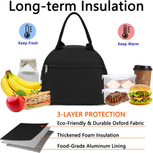 Custom Logo Portable Oxford Waterproof Lunch <b>Bag</b> for Kids Insulated Cooler <b>Bag</b> Reusable Lunch Tote <b>Bag</b> Custom logo - Product Image 6