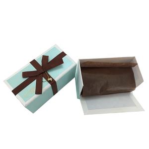 Cajas de Regalo de chocolate hechas a mano, cajas biodegradables de regalo de chocolate marrón con <span class=keywords><strong>papel</strong></span> de parafina de grado alimenticio - Product Image 4
