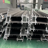 Fenêtre coulissante en aluminium à rupture de pont thermique, double vitrage, 1,4 mm, fenêtre coulissante à pression latérale