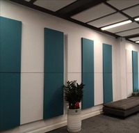 Panneau de fibres colorées en polyester PET 9mm 12mm 24mm Panneau acoustique non toxique pour la décoration intérieure