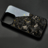 Nouvelle coque en fibre de carbone véritable à gros grains et TPU pour iPhone 16E / 16 Pro, coque de protection robuste avec protection anti-chute de qualité militaire