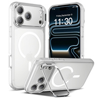 NOUVEAU Étui de protection intégrale pour appareil photo, hybride fin en TPU et PC, avec support d'objectif, antichoc et magnétique pour iPhone 18 17 16 Pro Max