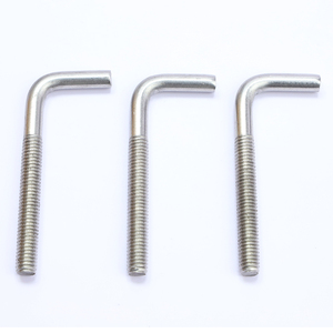 Ancres de fondation en acier inoxydable 304 de qualité A2-70, en forme de L, à angle droit, en forme de 7, avec crochet, M4-M12, pour béton - Product Image 3