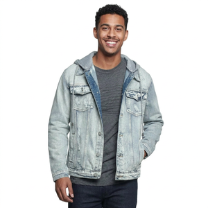 Cheap rate hot selling <b>Men</b> <b>Denim</b> <b>Jacket</b> perfect styling custom logocolor breathable <b>denim</b> <b>jacket</b> for <b>men</b> with full sleeves - Product Image 1