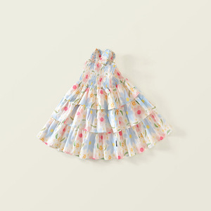 Nouvelle <span class=keywords><strong>Robe</strong></span> d'Été 2025 pour Filles - <span class=keywords><strong>Robe</strong></span> de Princesse <span class=keywords><strong>Chic</strong></span> et Élégante sans Manches en Tissu Léger - Product Image 2