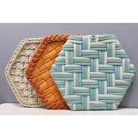 Tapis de jardin en sangle tressée à la main, couleur et taille personnalisables, accessoires de bricolage pour tapis de sol tressés, corde tissée