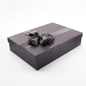 Perfume de papelão para noivas recém-nascidas, conjunto de caixa de embalagem magnética lisa para presentes com tampa transparente