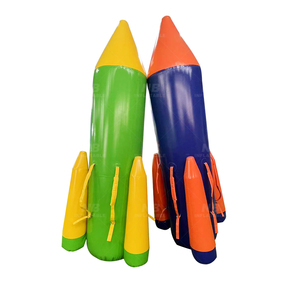 Custom Outdoor Team Building Event Use <b>Inflatable</b> Space Rocket PVC Race <b>Game</b> for Kids and Adults SG138 Team Building <b>Games</b> Custo - Product Image 4