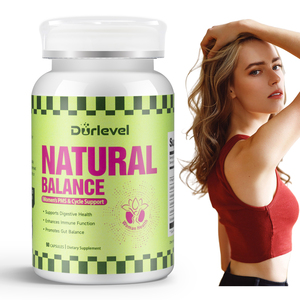 하이 퀄리티 자연 균형 매일 에너지와 웰빙 병에 대 한 레드 클로버 추출물과 60 캐트 캡슐 - Product Image 1