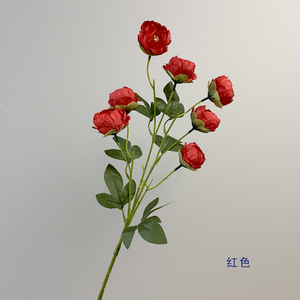 Fleurs artificielles de pivoine exquises 100cm-200cm, bouquet en soie pour mariage et décoration intérieure, fleur de remplissage haute simulation - Product Image 3