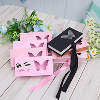 Boîte à Cils Personnalisée Faux Cils en Bande Faite à la Main, Boîte Magnétique pour Cils, Logo Personnalisé, Emballage en Papier de Gros pour Cils