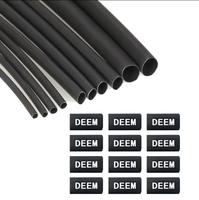 Tube thermorétractable DEEM à double paroi avec colle, avec adhésif, protection des câbles, double paroi isolée