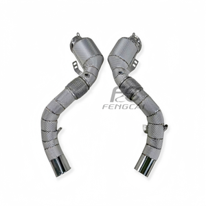 Tuyaux d'échappement sans catalyseur pour BMW X7 M50i 4.4T Collecteur d'échappement - Product Image 4