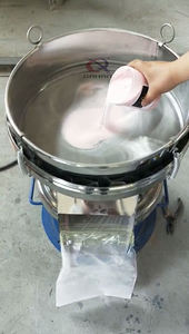 Dahan Portable 120 microns Filtre Vibrant Tamis Machine 1 Couche Petit Moteur Fluide de Pâte de Chocolat de Qualité Alimentaire pour la Transformation des Aliments - Product Image 5