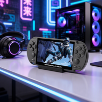 Konsol Game Genggam X9PLUS PSP Generasi Ketiga 32GB Layar Besar 51 Inci 10 Emulator Terbaik 128 Game