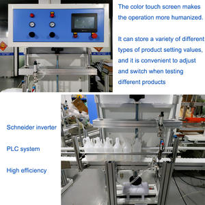 PE PET 500ml 1L 2L 5L de máquina probador de fugas de botellas de 1 y 2 cabezales - Product Image 3
