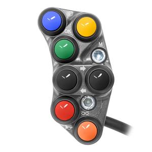 Interruttore Manubrio Sinistro per Triumph Street Triple 765 R (Titanio) - Product Image 1