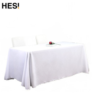 <span class=keywords><strong>Tovaglia</strong></span> Rettangolare Bianca in Spandex <span class=keywords><strong>per</strong></span> Tavoli da Pranzo, Picnic e Decorazioni Matrimoniali - Product Image 1