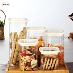 Bocaux de rangement en verre modernes pour café, épices, bonbons, sel, biscuits, condiments, poivre, <span class=keywords><strong>sucre</strong></span> - Product Image 3