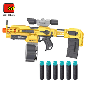 Pistolet à jouet électrique automatique, fléchettes en mousse EVA, balles souples, <span class=keywords><strong>fusil</strong></span> à jouets, jeu <span class=keywords><strong>de</strong></span> <span class=keywords><strong>tir</strong></span> pour garçons - Product Image 1
