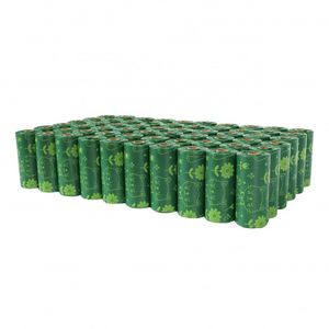 Ready to Ship Pet Waste Disposal Eco-Friendly Biodegradable 60Rolls with Cute Pattern - Product Image 3