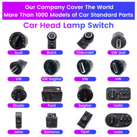 Interrupteur de commande des phares avant pour Audi VW Polo Jetta Skoda Seat