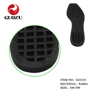 Suola da donna in gomma nera con punta quadrata <span class=keywords><strong>Sole</strong></span> per la produzione di scarpe da giovane donna - Product Image 5