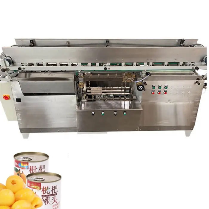 Canned fruit juice labeling machine dry fruits metal tin cans cold glue labeling machine