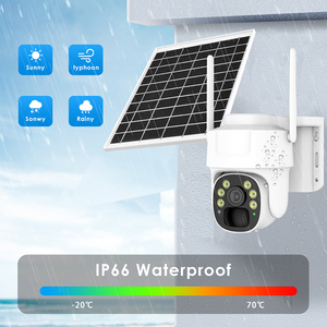 Caméra solaire extérieure <span class=keywords><strong>de</strong></span> sécurité <span class=keywords><strong>sans</strong></span> <span class=keywords><strong>fil</strong></span> PTZ WiFi IP CCTV 3MP V380 alimenté par batterie 4G carte SIM bon marché - Product Image 3