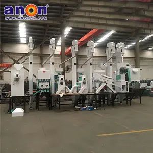 ANON 30-40 TPD Máquina comercial grande para processador de grãos industriais, máquina de descascador de arroz com planta completa automática