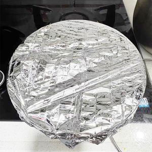 Disposable aluminum <b>foil</b> insulation sleeve, aluminum <b>foil</b> film insulation cover, refrigerator and <b>kitchen</b> dustproof, food - Product Image 3