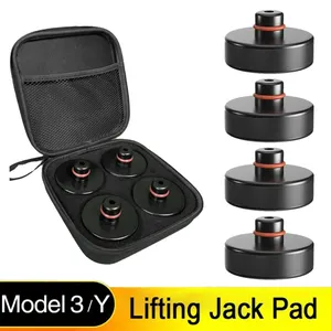 Kit de réparation de pneus <span class=keywords><strong>Jack</strong></span> Pad pour Tesla Model 3 S X Y Juniper 2026 2025 2024, accessoires de voyage, adaptateur de cric de levage en caoutchouc pour voiture - Product Image 1