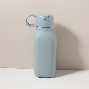 Custom Logo Stainless Steel Vacuum Insulated Water <b>Bottle</b> with Carry Loop Leakproof Sports <b>Flask</b> for Cycling Travel - Product Image 1