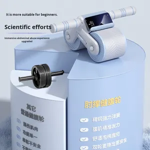 Tự Động Phục Hồi Cho <span class=keywords><strong>AB</strong></span> Con Lăn Bánh Xe Người Mới Bắt Đi-Thân Thiện Xe Tăng Bánh Xe Cho Nam Giới Bụng Giảm Ma Thuật Tập Thể Dục Tập Thể Dục Công Cụ Con Lăn - Product Image 4