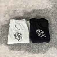 Pantalon de jogging ample pour homme, style streetwear américain 2026, délavé à l'acide, avec impression DTG de lettres, coupe longue