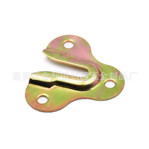 Connecteur en fer couleur zinc plaqué 51x44mm, support de fixation pour bureau, pour assemblage de meubles - Product Image 3