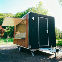 Camion de restauration rapide personnalisé, camion de pizza, camion de crème glacée, kiosque mobile, camion de café, camion de tacos, remorque alimentaire avec cuisine complète